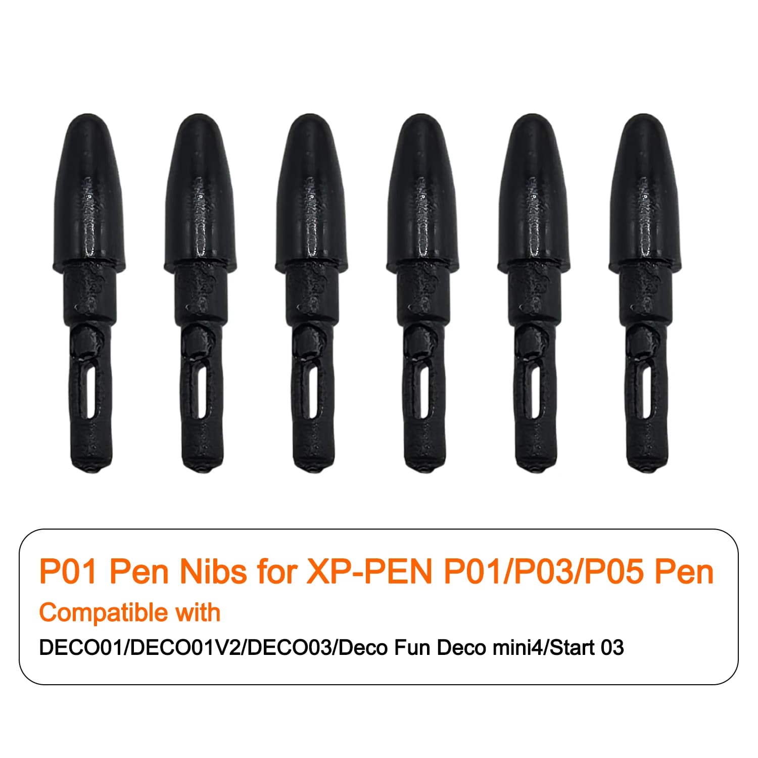 Pennini di ricambio per stilo XP PEN P01/P03/P05 DECO01V2/ ​ Deco mini4/StarG640/ ​ Tavoletta da disegno Artist 15.6/Artist 13.3