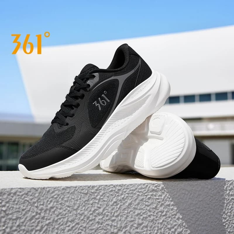 361 gradi uomo scarpe da corsa morbida maglia con suola spessa alla moda ammortizzazione durevole traspirante da jogging stabile sneaker maschile 672532237