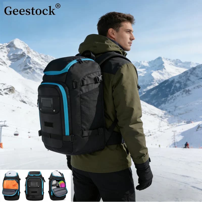 Geestock Professional Ski Backpack, Outdoor Sport Travel Bag, Custom Leisure Backpack, Cycling Computer Bag, Backpack