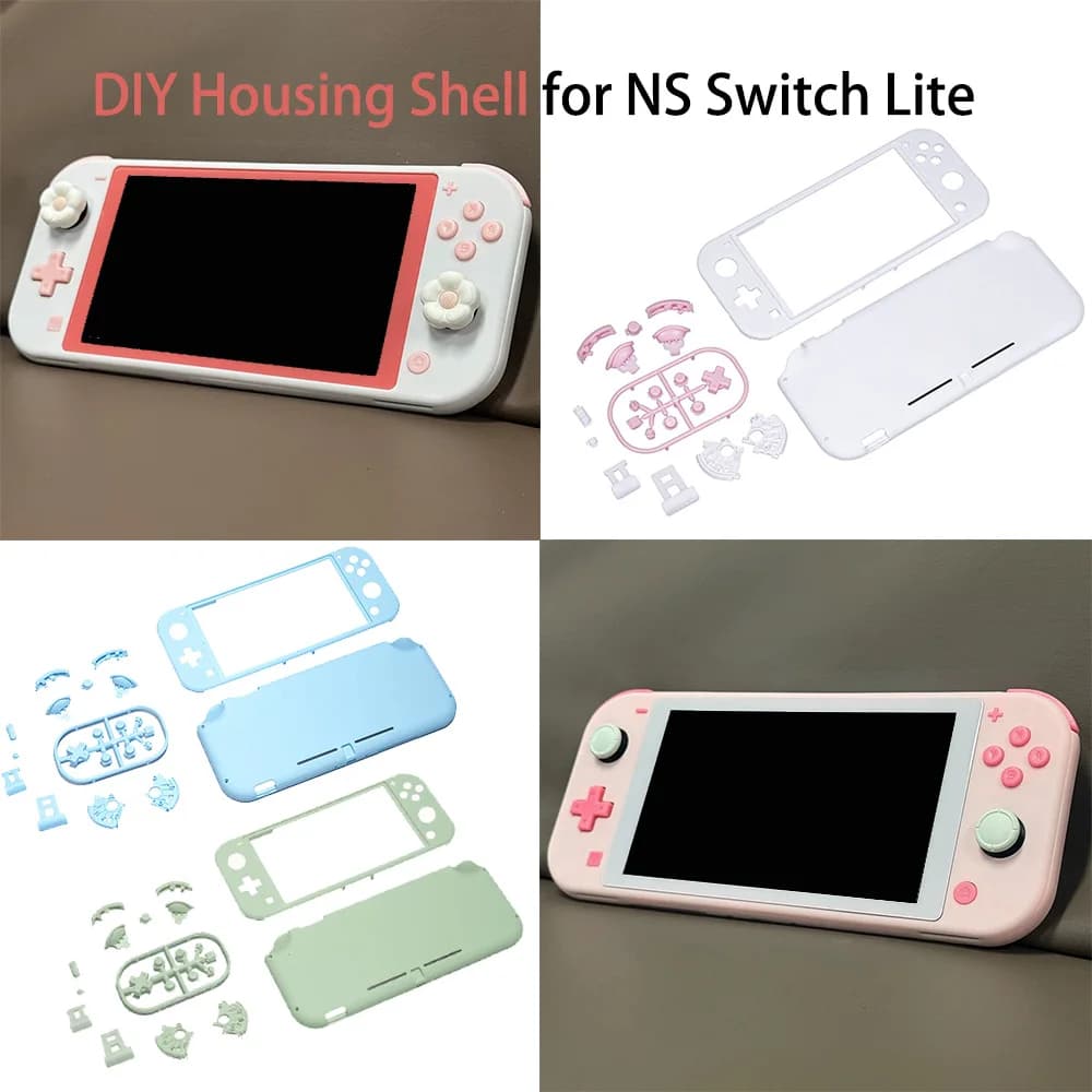 Custodia di riparazione Shell per custodia NS Switch Lite piastra posteriore anteriore Shell per parti di ricambio per console di gioco custodia Nintendo Switch Lite
