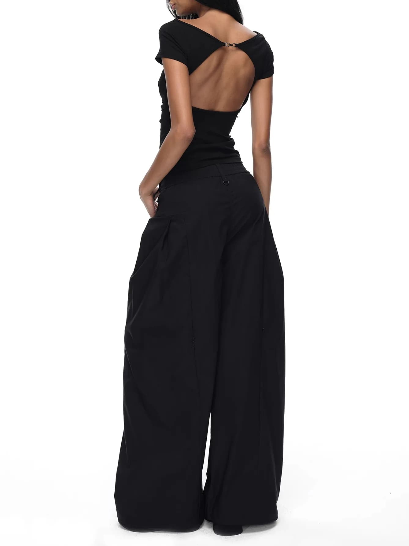 Sexy Slim Fit Shoulder Bared T Shirt Short Sleeve Women's Summer Top Hot Girl Casual Comfortable Versatile Fashionable