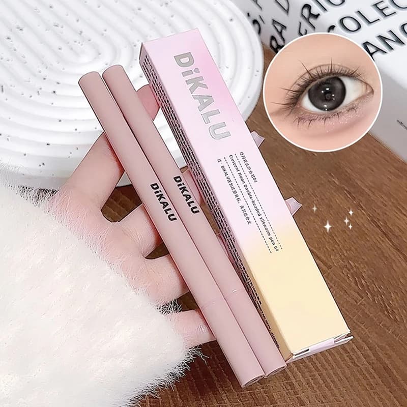 Matita Occhi 2-in-1 Effetto Baco da Seta, Ombretto Rosa Anti-Sbavatura e Illuminante Shimmer, Stick Aegyo Sal, Cosmetici Coreani