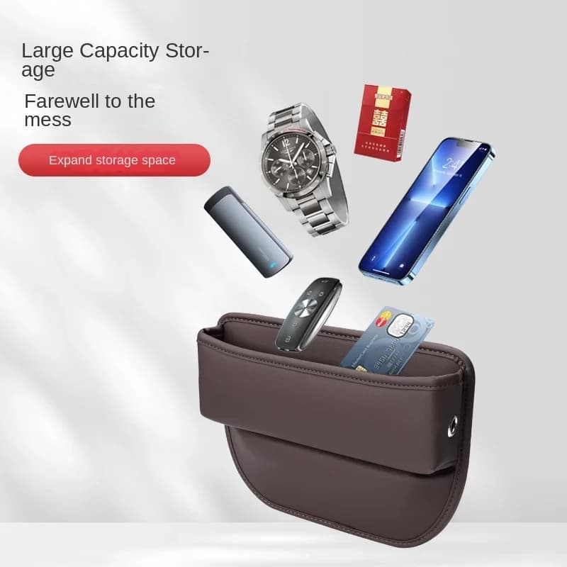 For Seat Leon 5F 1P 1M FR New Car Seat Gap Filler Tidying Tray Sundries Storage Box For A Neat And Tidy Car Interior Accessories