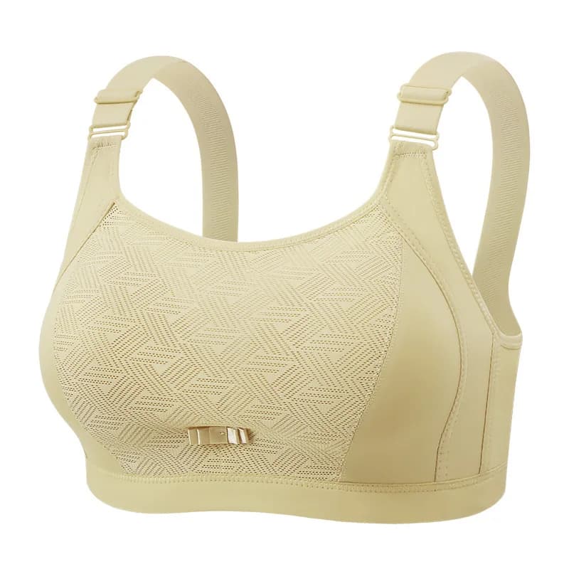 Strapless Bras Women Plus Size Thin Wire-free Gather Shape Prevent Side Spillage Full Lady Brassiere Coverage Design Girl's Bra