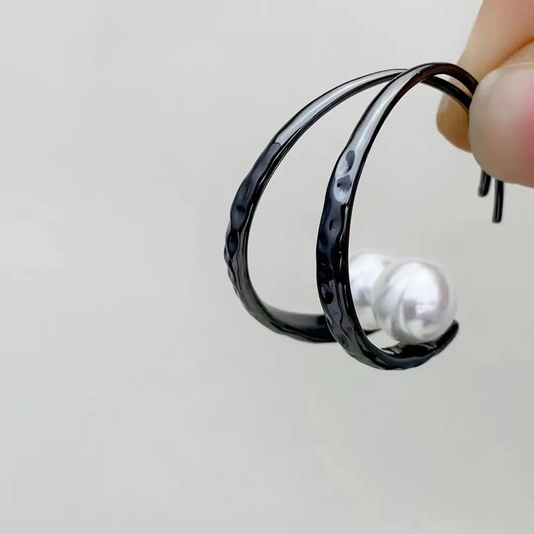 Wholesale S925 Sterling Silver Earrings Mount Findings Settings Base Mounting Parts Accessory for 8-9mm Pearls 5 pairs/lot