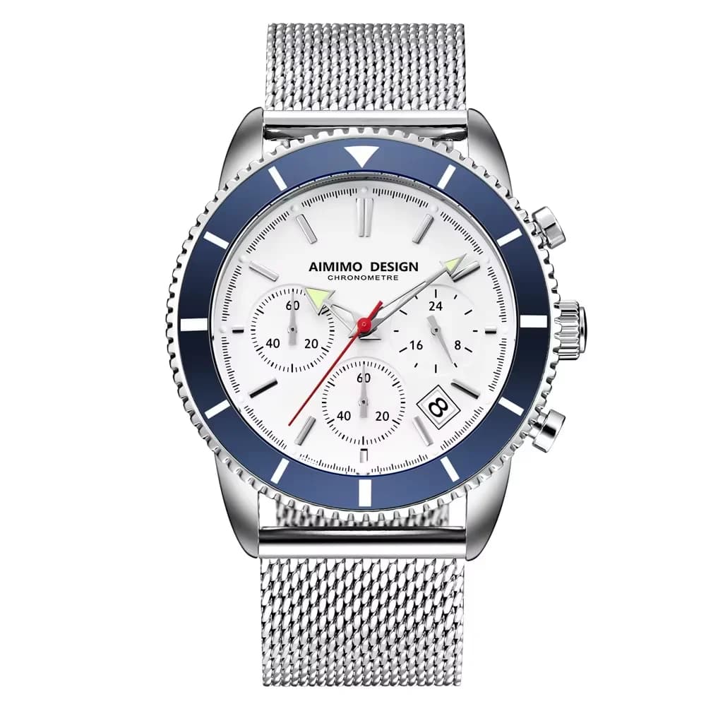 Men's Analog Watches at Quartz Chronograph Waterproof Men's wrist watches Fashion Business Casual Sport Watch Elegant Design