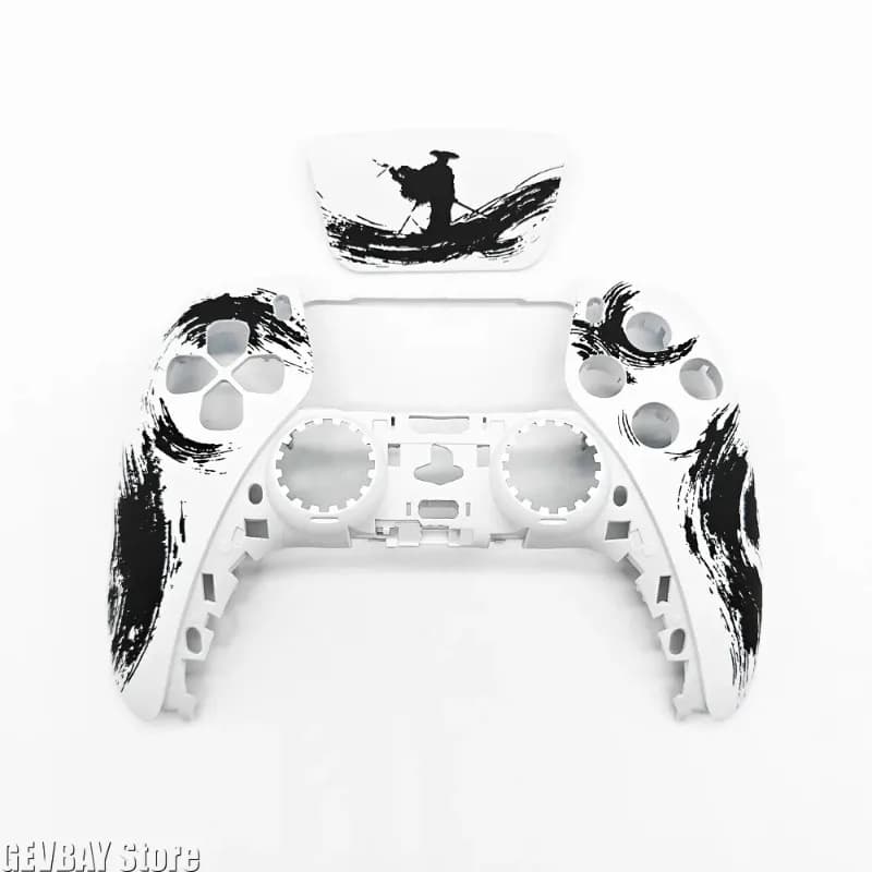 Decorative Gamepad Shell Case Yotei Mountain Soul Pattern Replacement Housing Accessories for PS5 Controller