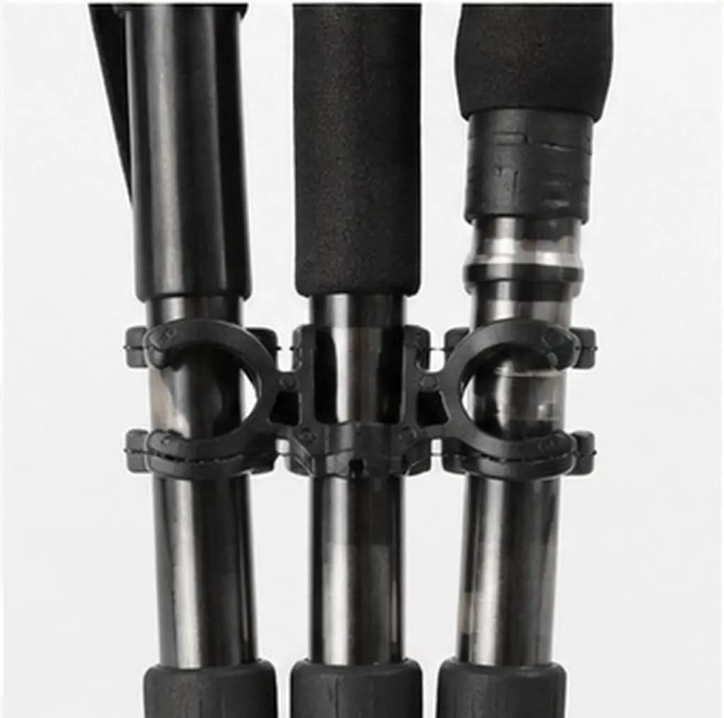 5Pcs Plastic Trekking Pole Clip Buckle Quick Release Connector for Hiking Walking Stick Holder Organizer Ski Pole Clip