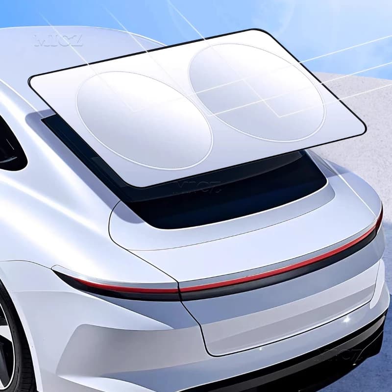 Accessori auto per Geely EX5, parasole pieghevole per lunotto posteriore, protezione UV, isolamento termico, raffreddamento interno, facile da riporre
