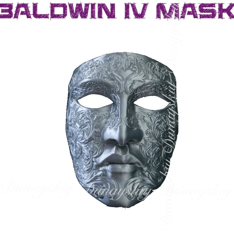 Halloween Baldwin IV Cosplay Mask Funny Character Mask and 3D Printing Cosplay Costume Cosplay Single