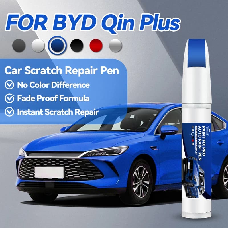 Car body paint pen For BYD Qin Plus auto paint concealer pencil acrylic paints body repair car accessories automotive detailing