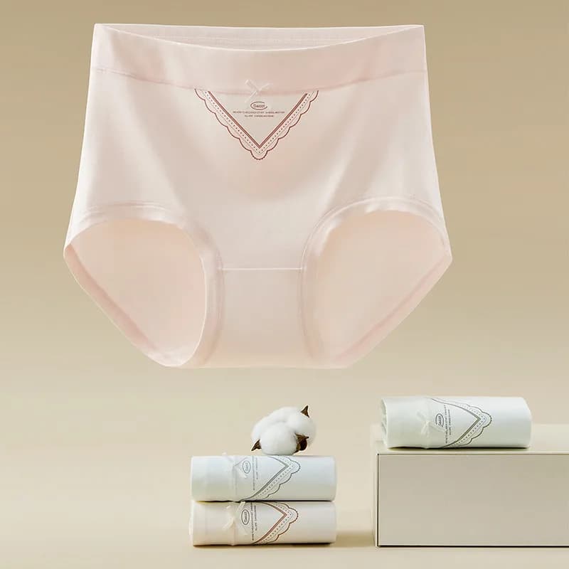 3 Pezzi Mutandine Sexy Comode da Donna, Modellanti per l'Addome, Traspiranti, Morbide con Fiocco, Slip a Vita Alta per Sollevare i Glutei