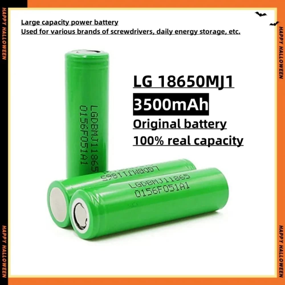 Nuova batteria al litio 18650 3500mAh 3.7v 25A INR18650 MJ1 batteria per elettroutensili ad alta potenza 18650 batteria ricarica
