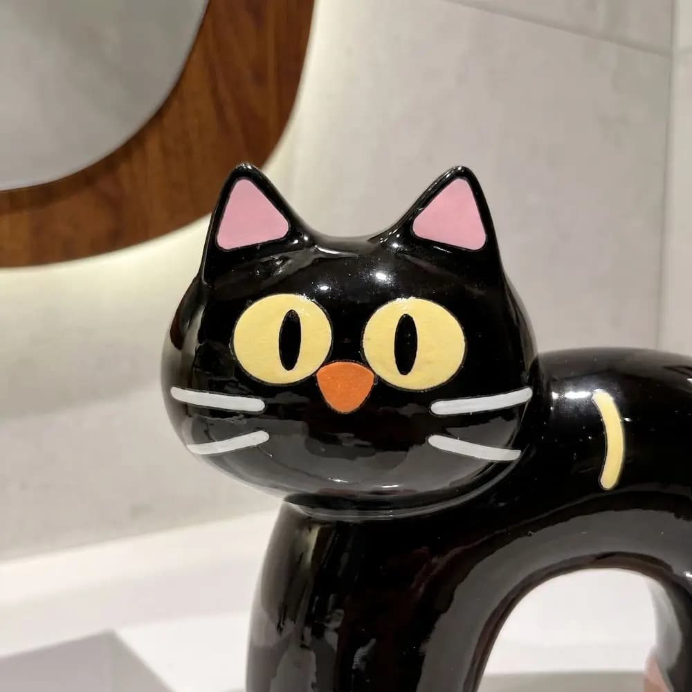 Portaspazzolino Creativo a Forma di Gatto, Antiscivolo, Salvaspazio, per Spazzolino Elettrico, Portatile e Resistente