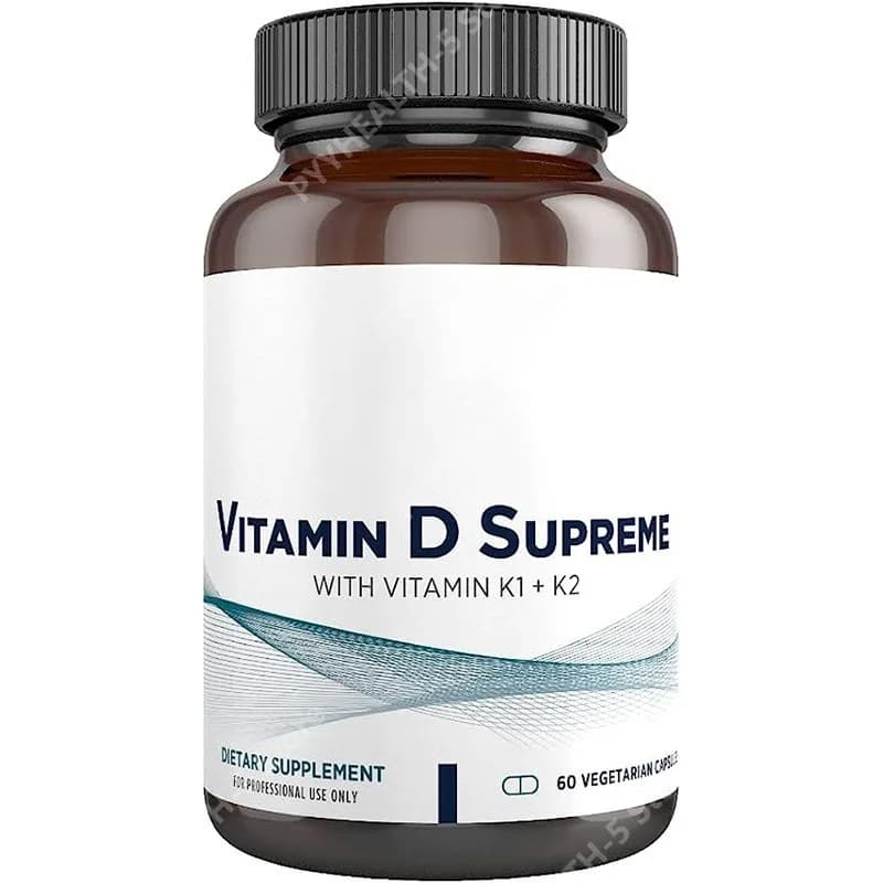 Vitamina D 5000 UI con 2000mcg di Vitamina K come MK4 per il Supporto delle Ossa e dell'Umore - Integratore Vitaminico (60 Capsule)