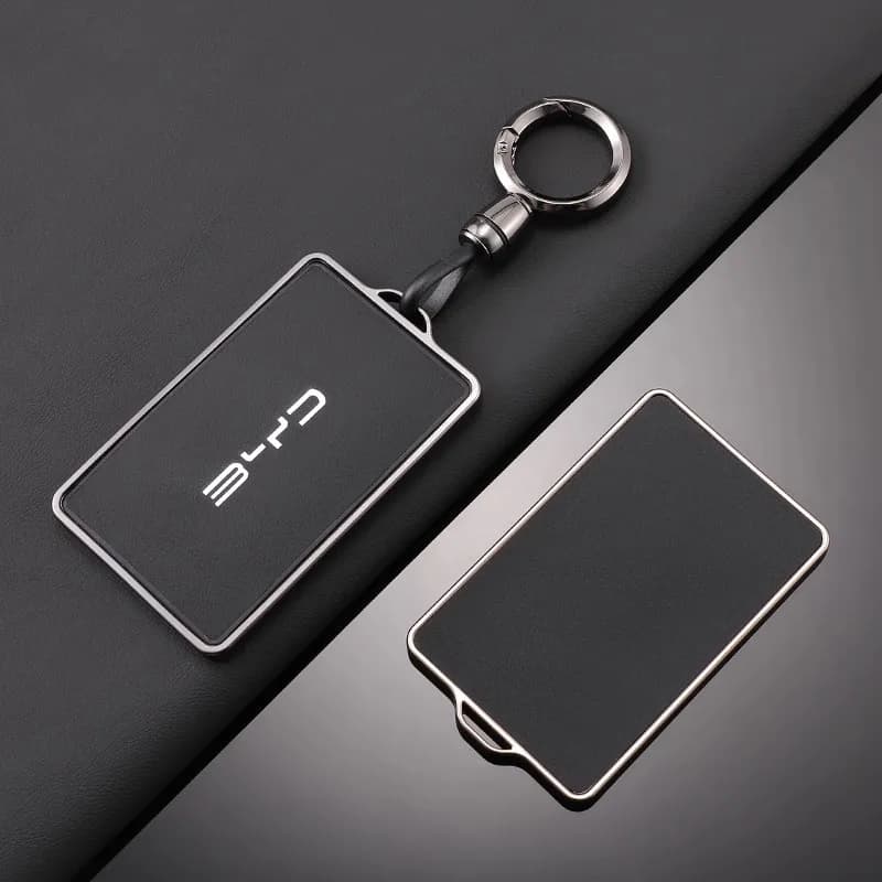 Per BYD Tang DM Han EV Song PRO Qin PLUS DMI Auto Keyless Portachiavi Accessori Auto in pelle NFC Card Chiave a distanza Caso Copertura completa