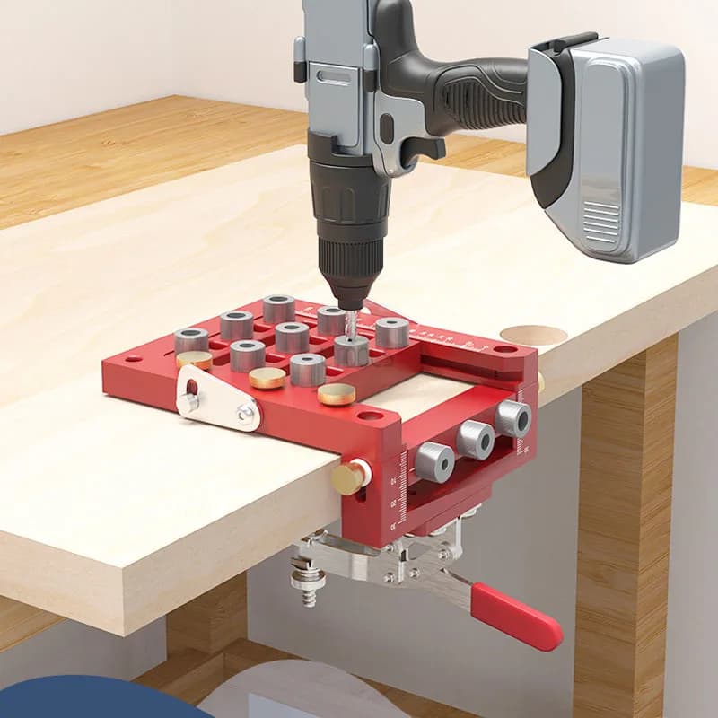 Woodworking Heavy Duty Punching Track 3 In 1 Connector for Multifunction Furniture Punching DIY Tools
