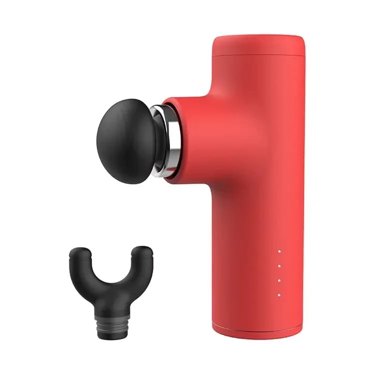 Portable Pocket Wireless Massage Mini Gun with 4 massage heads for rechargeable relaxation in movement with deep body tissue vibration
