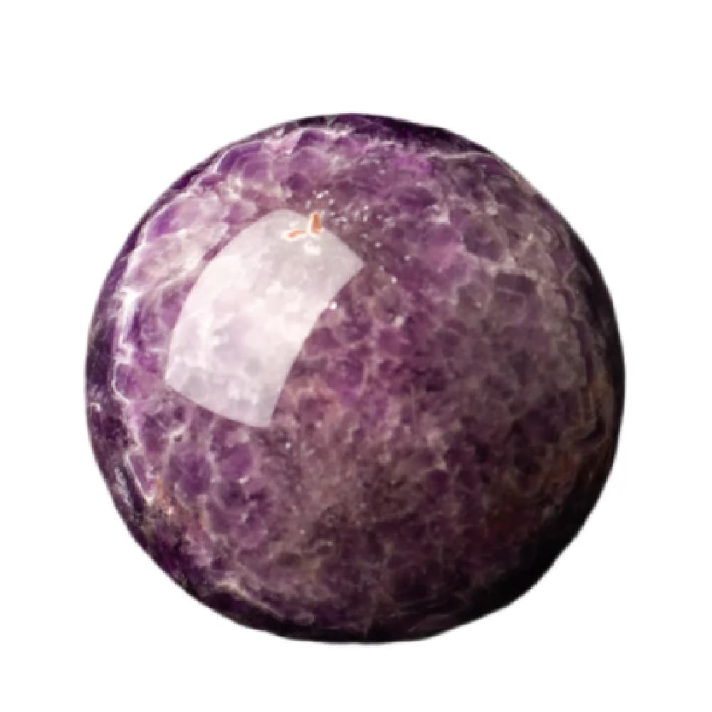 Sfera di Cristallo in Ametista Naturale, Pietra Curativa Energetica, Artigianato Lucidato, Ornamenti Feng Shui, Souvenir