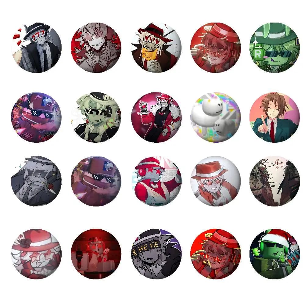 Killer F-ForsakenS Chance Insignia Hot Brooches On Backpack Decoration Round Enamel Pins For Jewelry Gifts Bag Accessorys