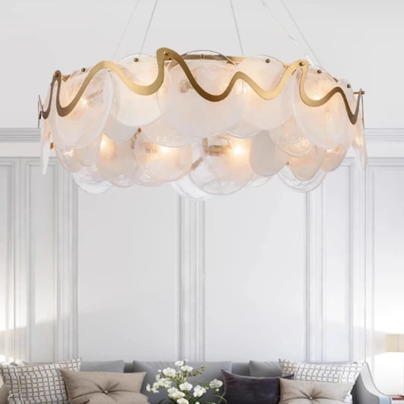 Lampade a sospensione moderne e minimaliste di lusso a LED Lampadario di cristallo nordico Decorazione della stanza di casa Sala da pranzo Soggiorno Lampade da camera da letto