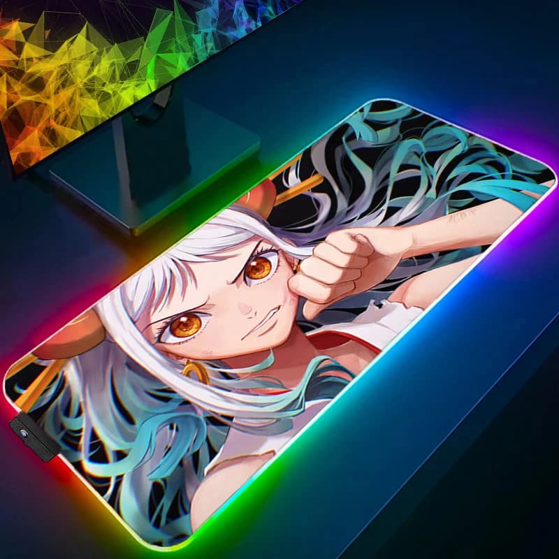 RGB 90x40 cm mouse pad, single piece, Yamato Gamer, game accessories, Varmilo keyboard, desk mat, LED backlit carpet