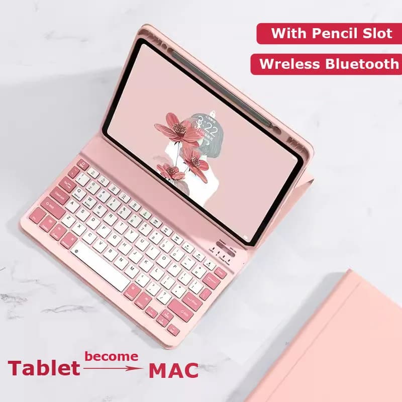 Custodia con tastiera per Infinix Xpad 20 2025 11 pollici X1102 Custodia con tastiera staccabile wireless magnetica Folio con slot per matita