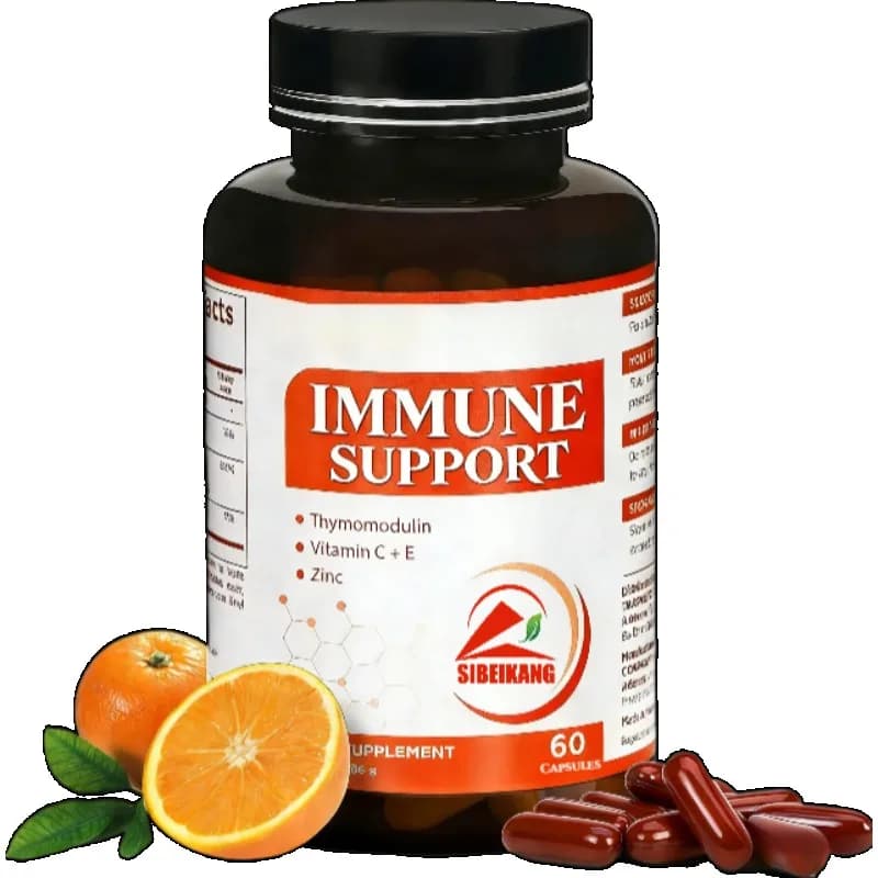 Integratore per il Supporto Immunitario, 60 Capsule Morbide di Vitamina C, Vitamina E e Zinco