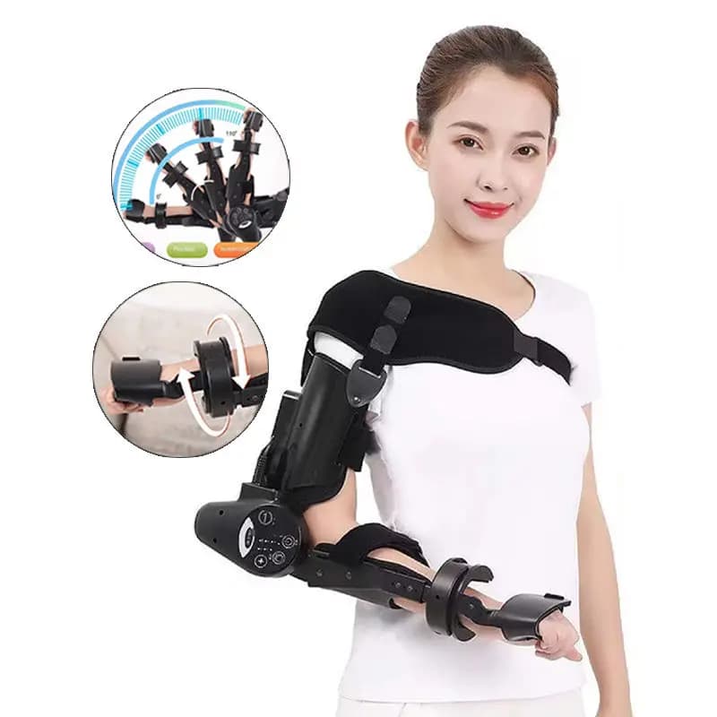 Gomito braccio superiore riabilitazione robot colpo trainer tutore da polso braccio superiore emiplegia sportivo trainer