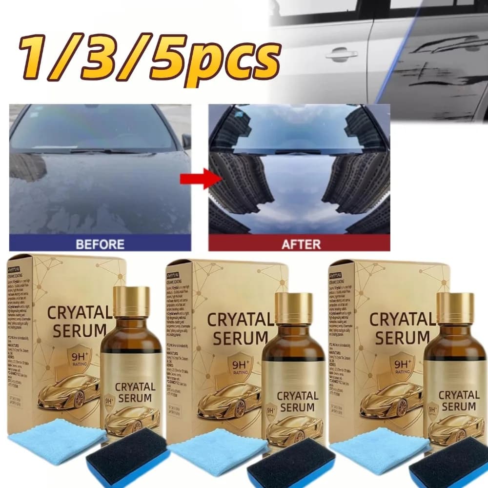 1/3/5pcs 50ml Car Shine Protection Nano Coating Agent Restore Paint Glass Wheel Crystal Serum Advanced Graphene Ceramic Coating