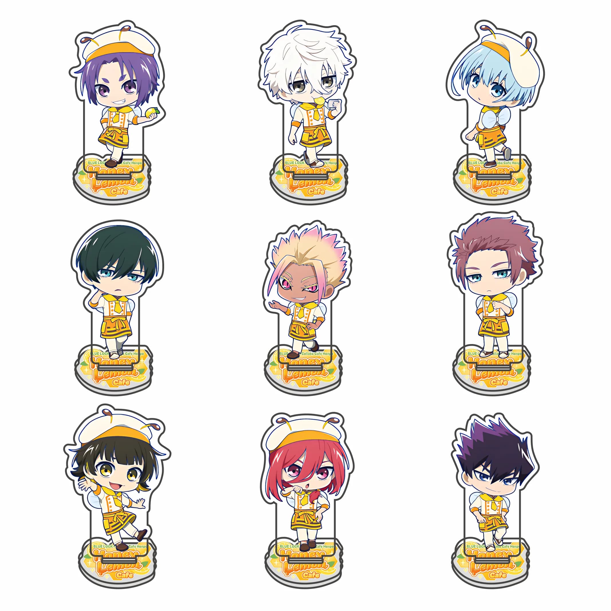 Anime Blue Lock - Statuetta in Acrilico da 10 cm di Isagi Yoichi, Decorazione da Tavolo, Accessori, Regalo, Portachiavi