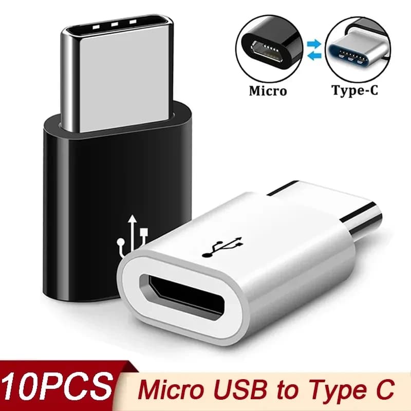 1/5/10 Pz Micro USB Femmina A Tipo C Maschio Convertitore Adattatore per Android Smart Phone Tablet USB Tipo C A Micro USB connettore