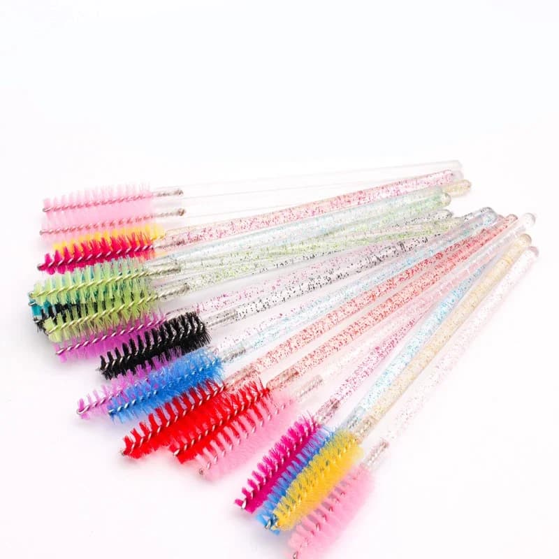 50 Pz Estensione Ciglia Usa E Getta Trucco Pennello Per Sopracciglia Mascara Bacchetta Applicatore Ciglia Pennello Cosmetico Set Trucco Tooll