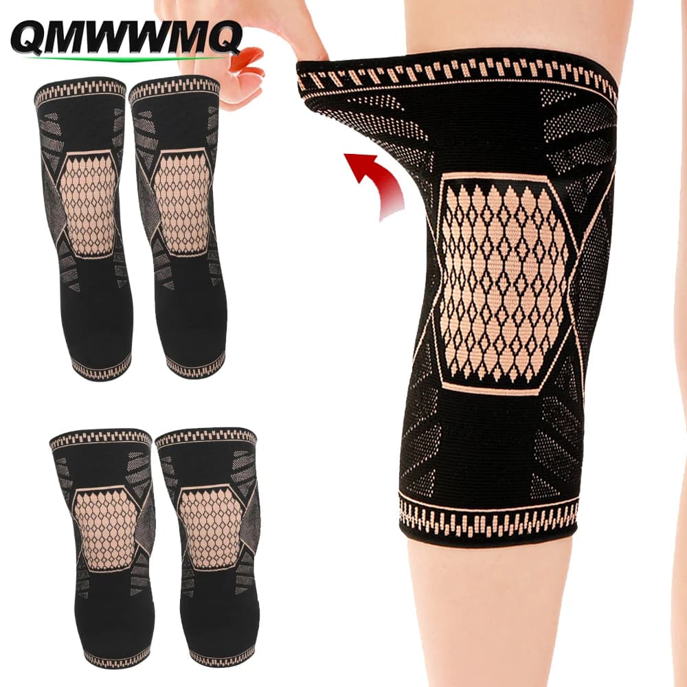 Ginocchiera Compressiva con Tecnologia al Grafene, 1 Paio di Supporti per Ginocchio per Uomini e Donne, Ideale per Sport e Recupero da Infortuni