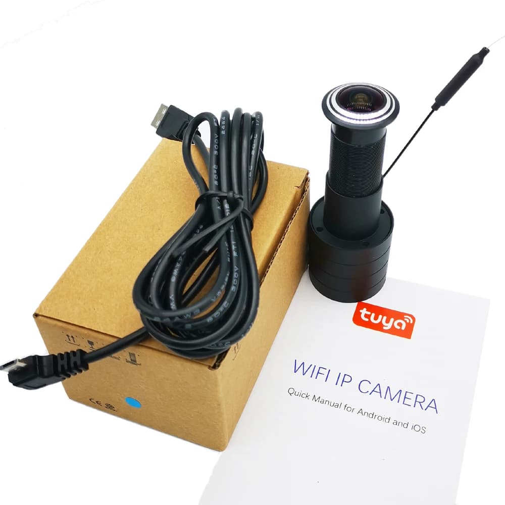 Campanello Video visualizzatore spioncino a 180 gradi Video Eye campanello per porta Smart Home Monitor per telecamera interna Visual 1080P Tuya Viewer Wifi IP