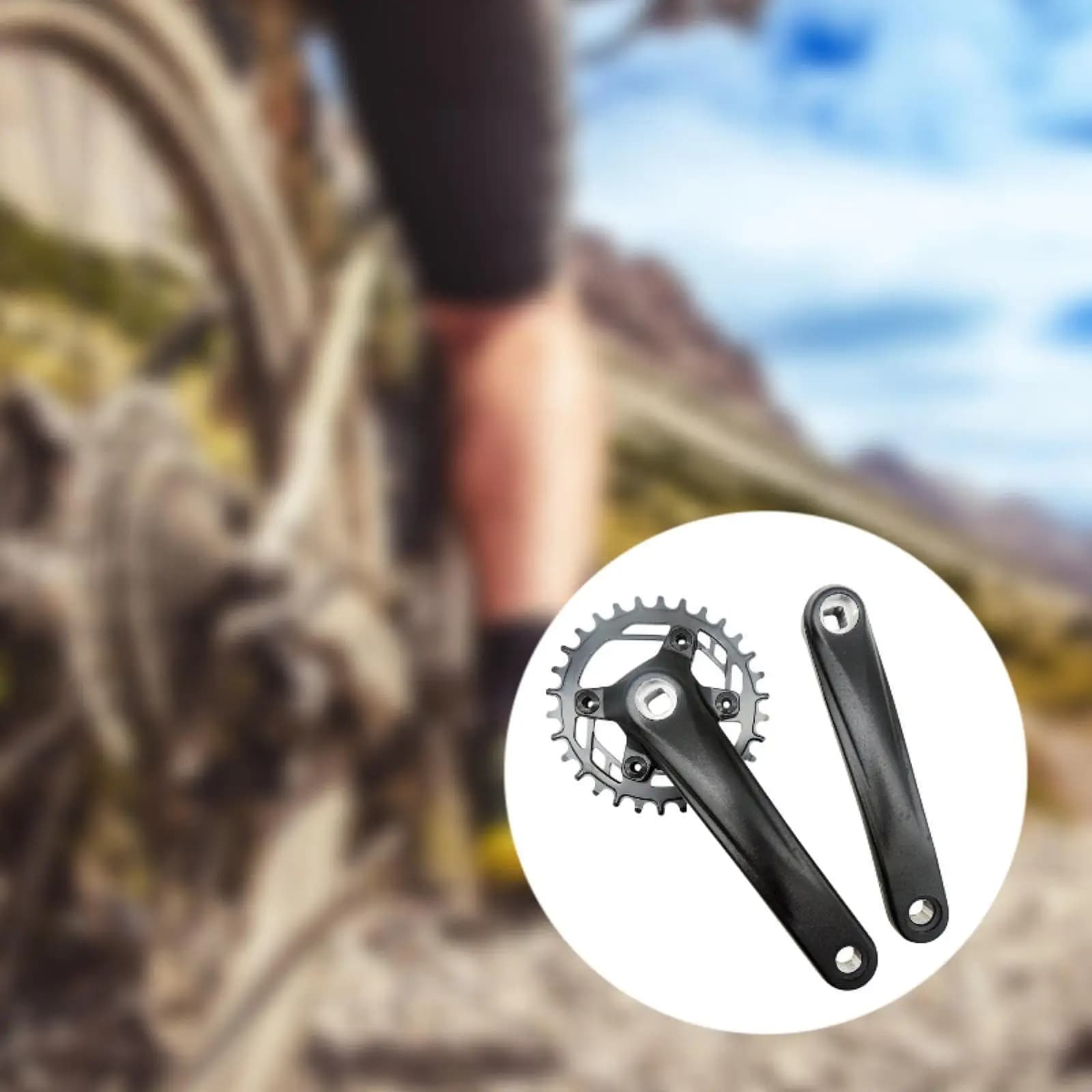 Guarnitura a cono quadrato, Guarnitura per bicicletta, Ricambi robusti per corona singola