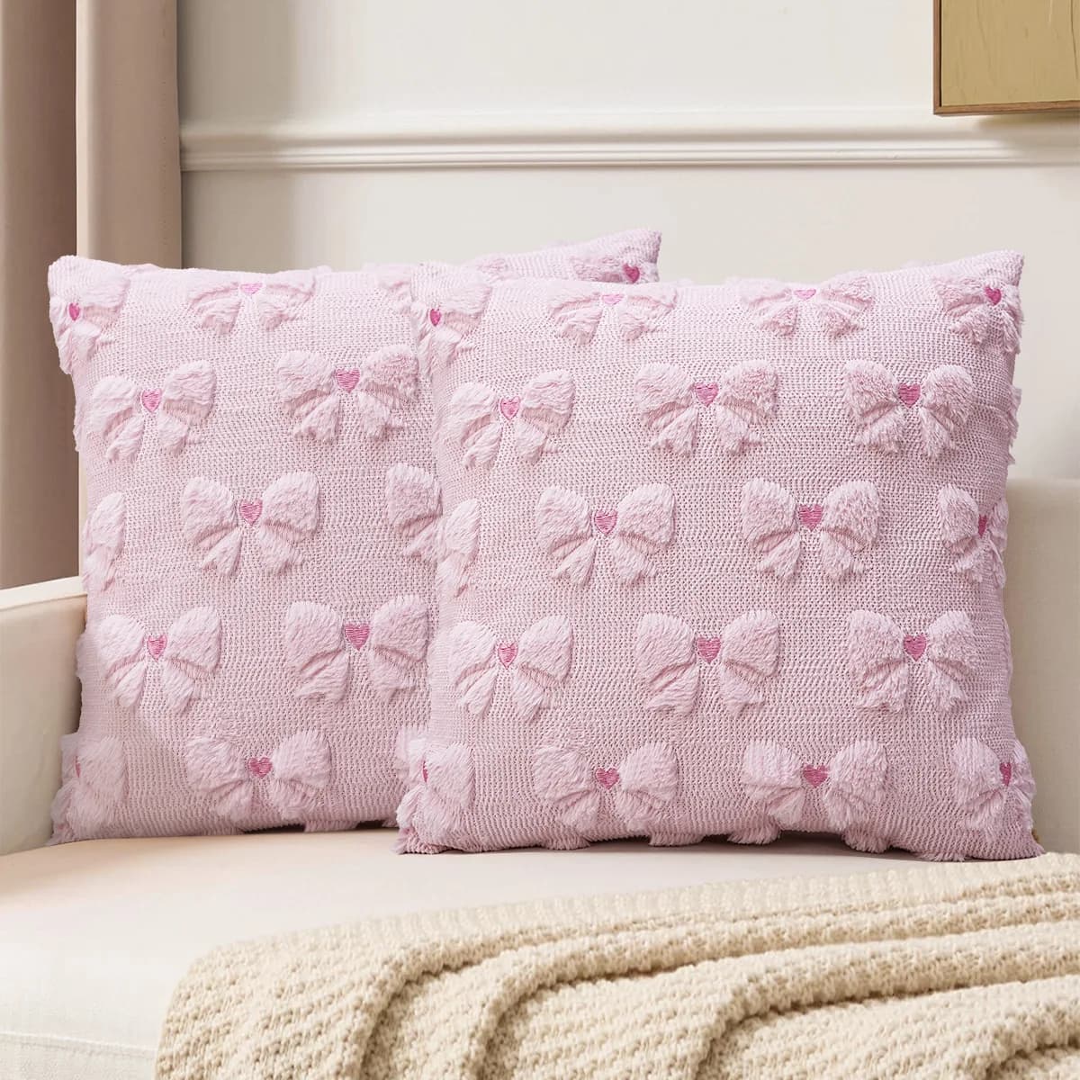 17X17 pollici San Valentino Federe per cuscini morbidi Festival natalizi Decorazioni per la casa per divano Fidanzata Divano Camera da letto