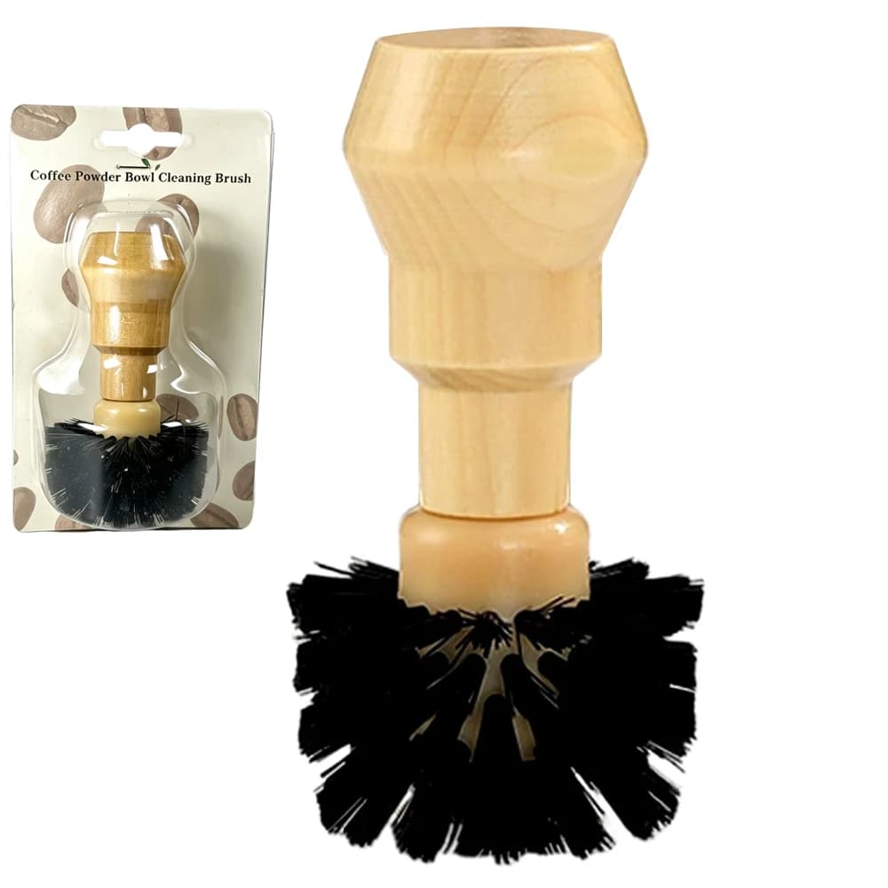 Coffee Brush Cleaner 58mm 51mm Wood Portafilter Basket Cleaning Barista Dusting Tools Espresso Machine Accessories Cafe Goods