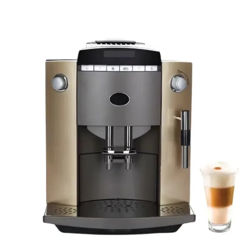 Multiple-Languages Household Electric Fully Automatic Commercial Espresso Coffee Maker Machine With Grinder