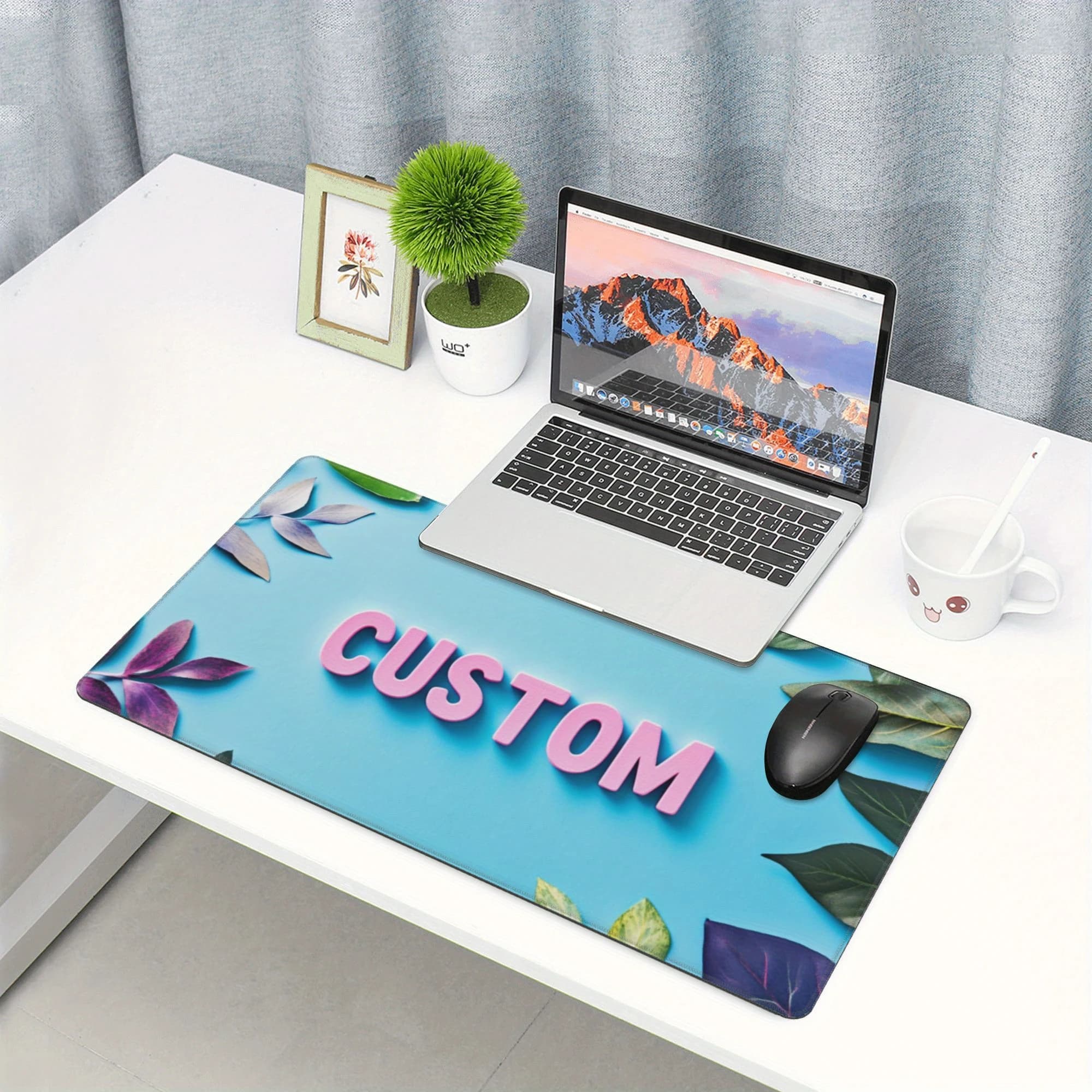 Custom Your Own Photo Mouse Pad Personalized Large Desk Mat Gaming Mousepad Custom Design Computer Desk Decor Presen