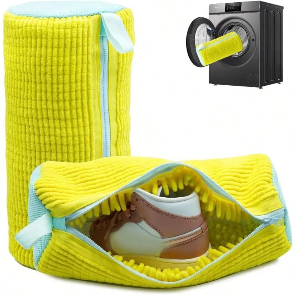 Washer bag for shoes Reusable shoe bag for washing machine and dryer, suitable for all types of shoes, size. Shoes bag for washing machine