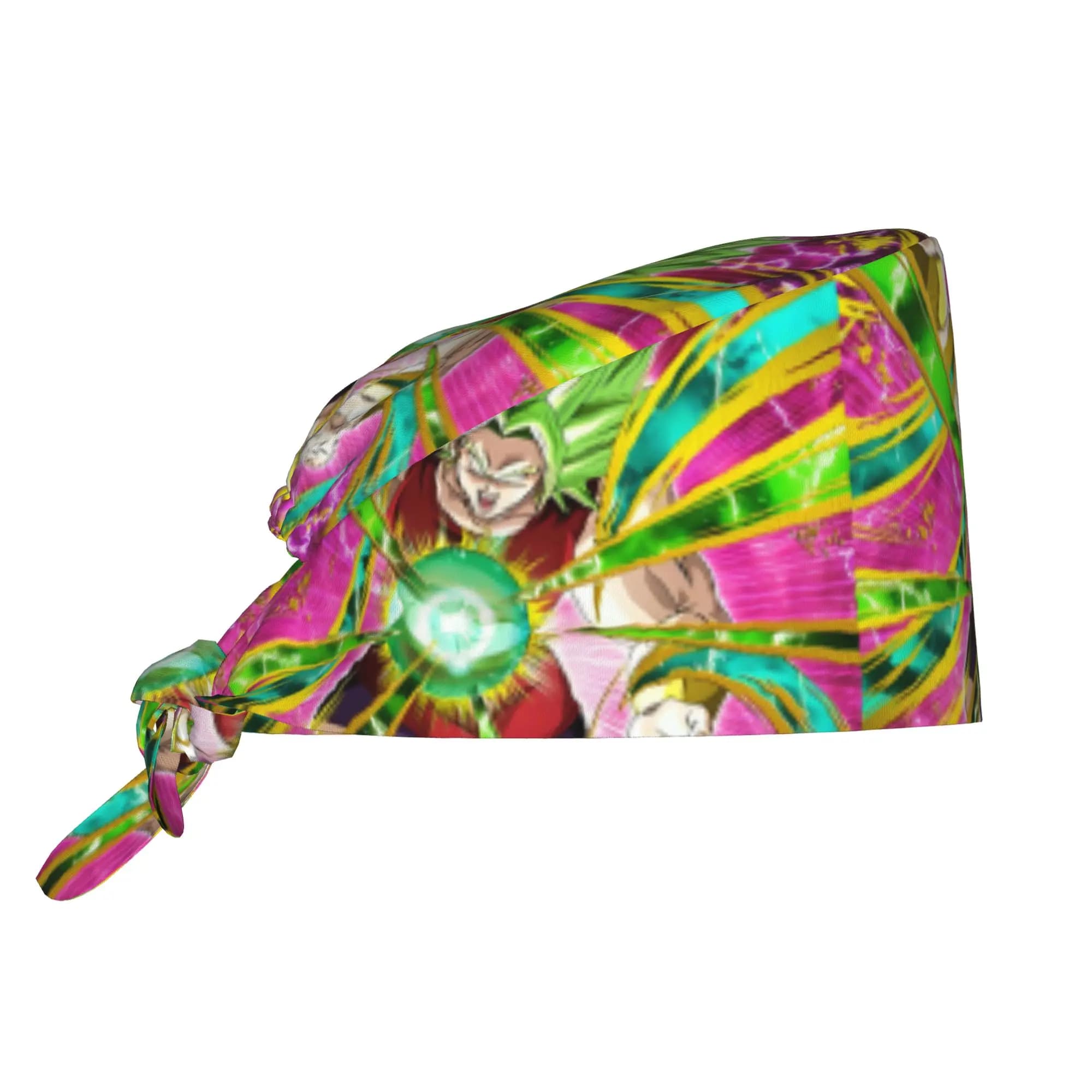Cappello Personalizzato Anime Broli per Personale Medico, Unisex, Stile Saiyan, Ideale anche come Cappello da Chef