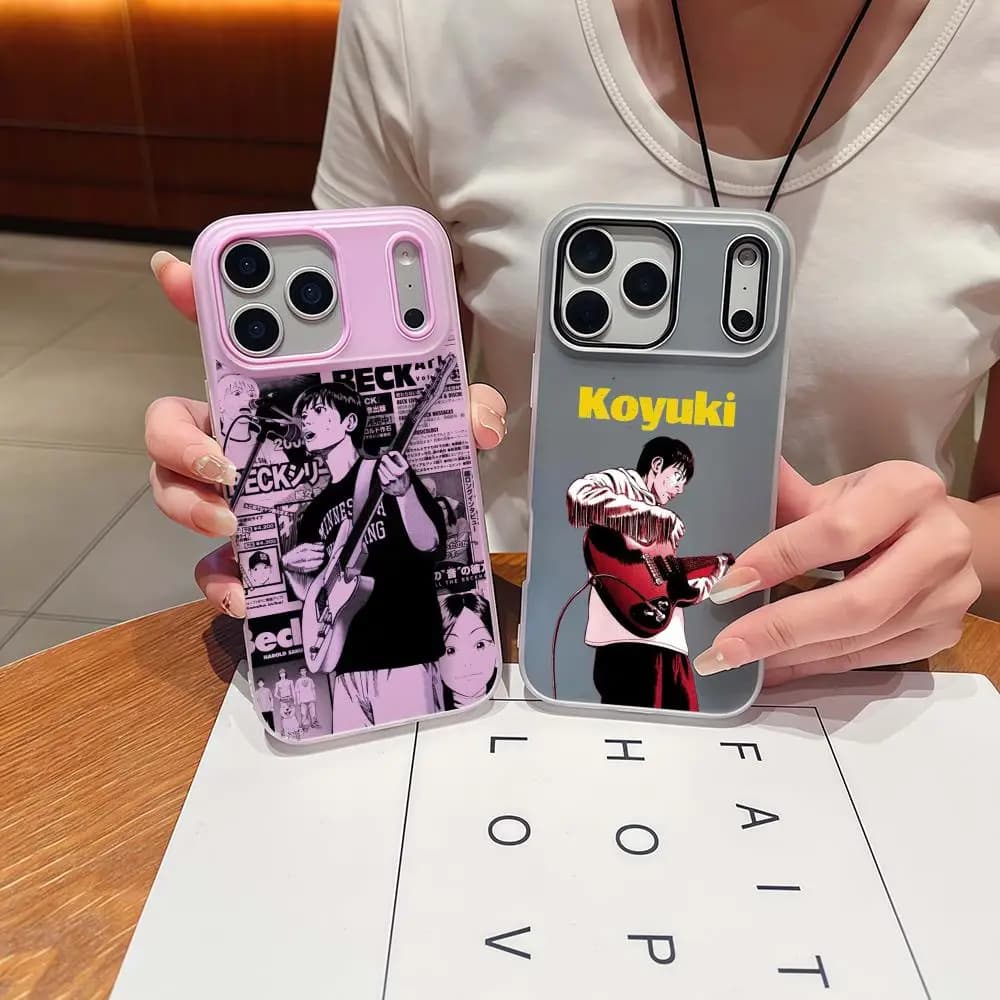 Custodia per telefono Beck Mongolian Chop Squad per iPhone 16 17 Pro Max Air Plus, custodia a doppio strato in gelatina smerigliata con ampia apertura