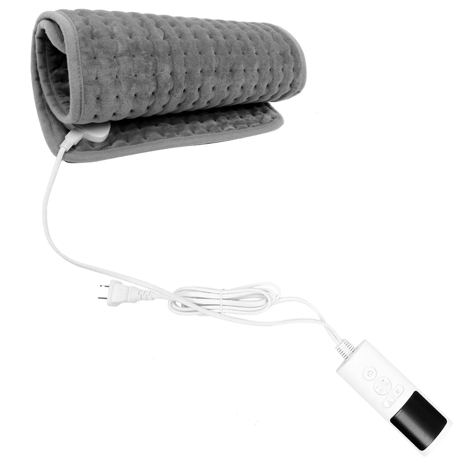 Set Coperta Termica Elettrica a Riscaldamento Rapido, Portatile, per Riscaldare Corpo e Mani, per Casa, Viaggio, Ufficio, con Presa Elettrica