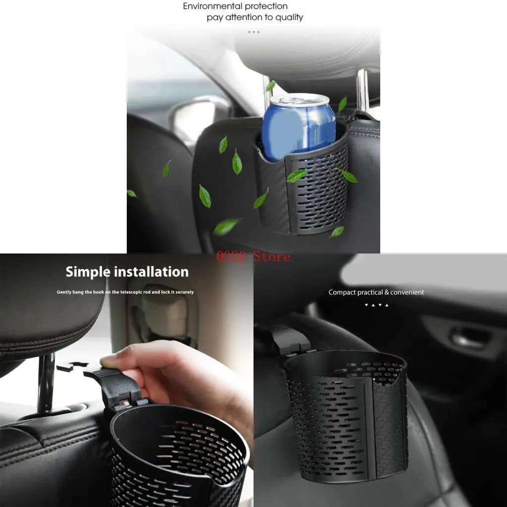 Porta della bevanda poggiatesta del veicolo Accessorio per auto multiuso per telefono e tazze 2pcs