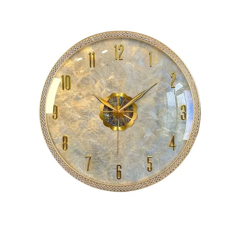 DSA light luxury living room pendant silent clock restaurant clock home wall hanging high-end clock