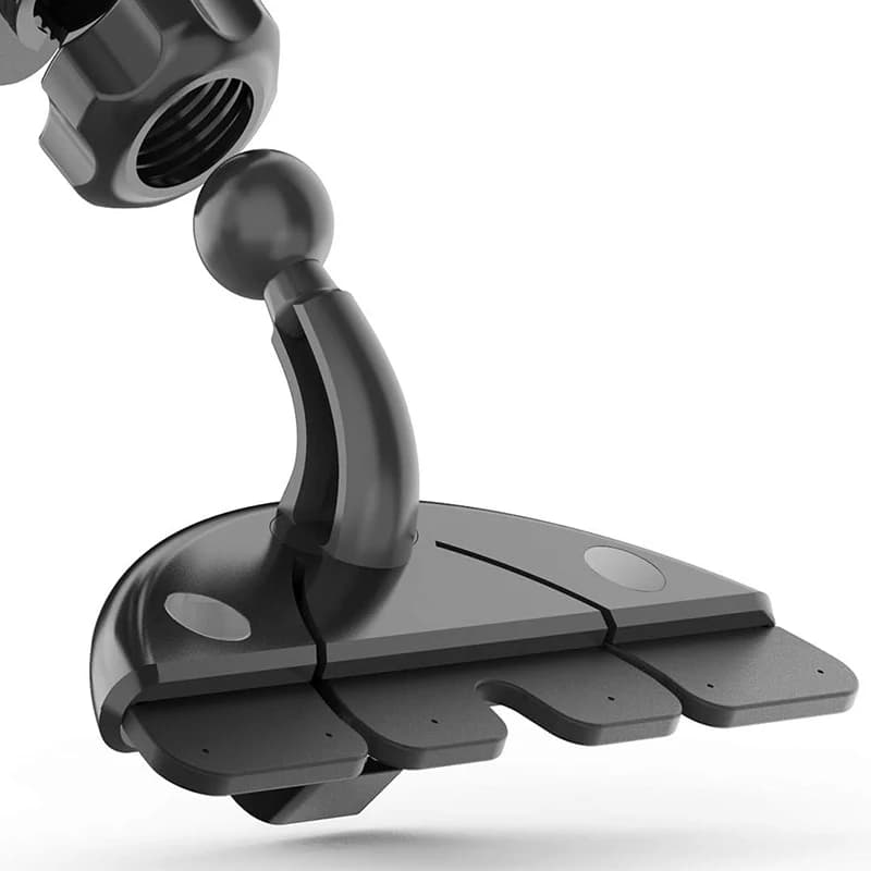 Accessori per supporto per telefono cellulare con slot per CD per auto Base con testa a sfera da 17 mm per supporto per slot per CD per auto per staffe GPS iPhone Samsung Xiaomi