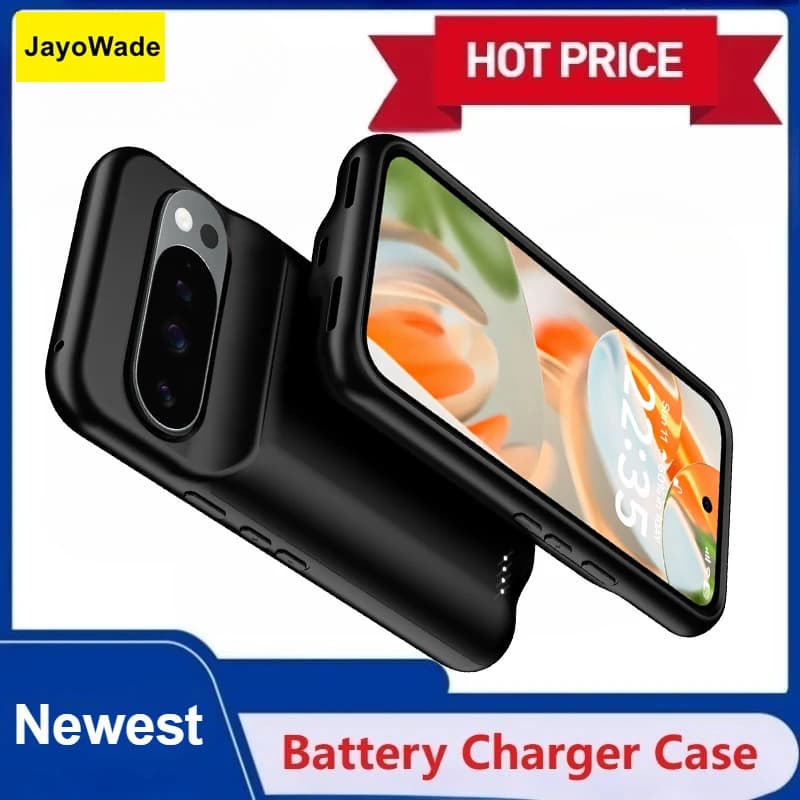 Custodia caricabatteria da 10000 mAh per Google Pixel 9 10 Pro XL 9A Power Bank Coperchio di ricarica della batteria Batterie per Google Pixel 10 9