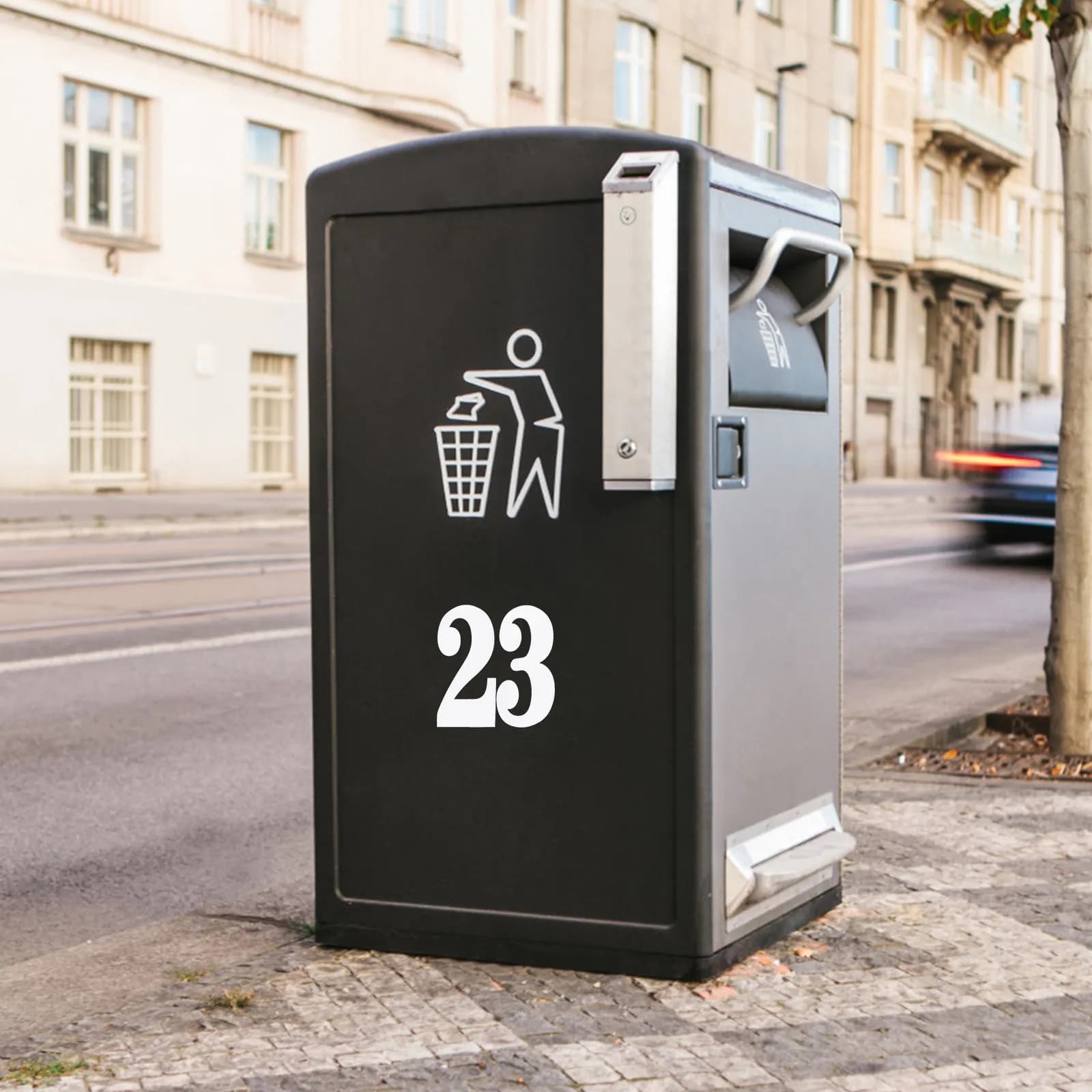 5 Fogli di Adesivi Numerici per Cassetta Postale, Decalcomanie Riflettenti per Esterni, per Insegne, Finestre, Bidoni della Spazzatura, Autoadesivi, Impermeabili, Resistenti ai Raggi UV per 5-7 Anni