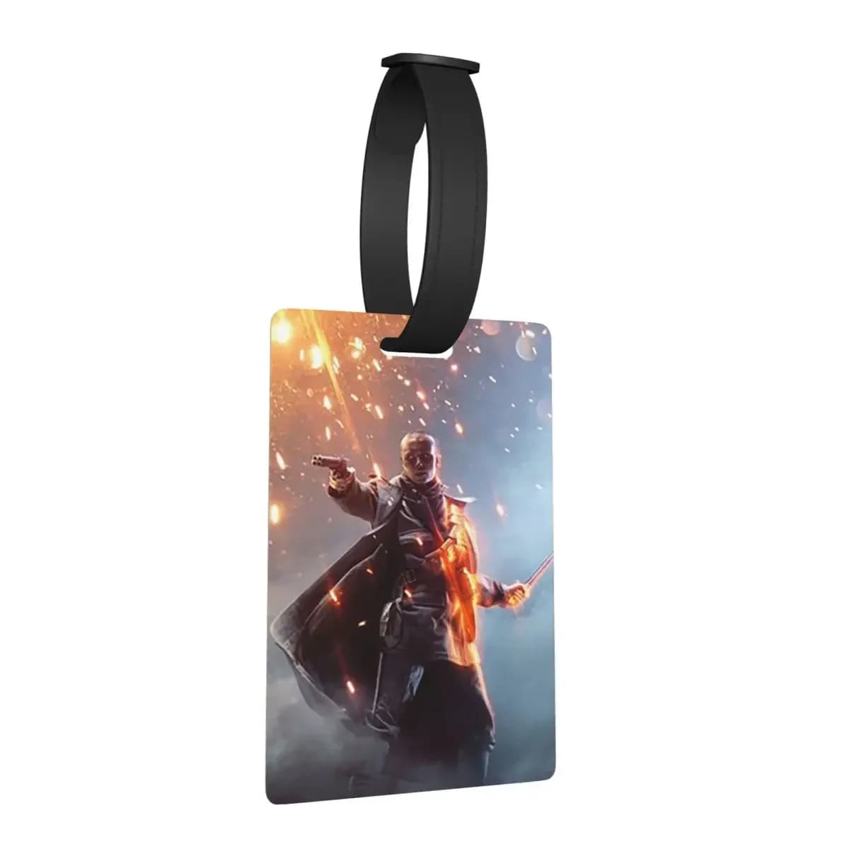 Battlefield 1 Etichette per bagagli Accessori per valigie Moda da viaggio Etichetta per imbarco per bagagli Porta etichette ID Nome Indirizzo